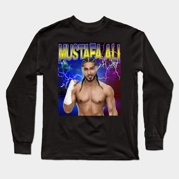 MUSTAFA ALI Long Sleeve T-Shirt by Rofi Art